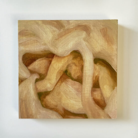Seraphim Lovers, oil on panel, 6x6", 2024