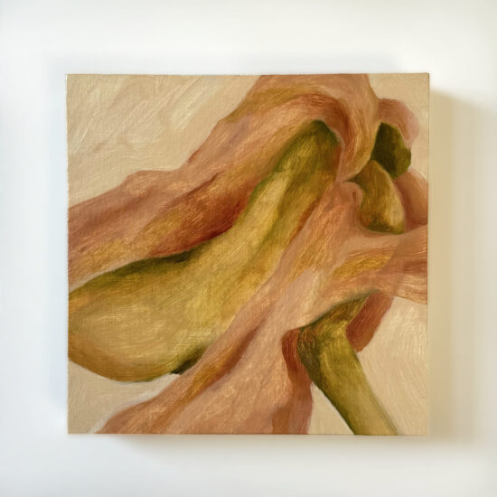 Seraph, oil on panel, 6x6", 2024