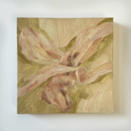 Seraph, oil on panel, 6x6", 2024
