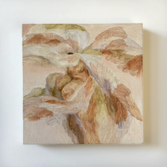 Seraph, oil on panel, 6x6", 2024