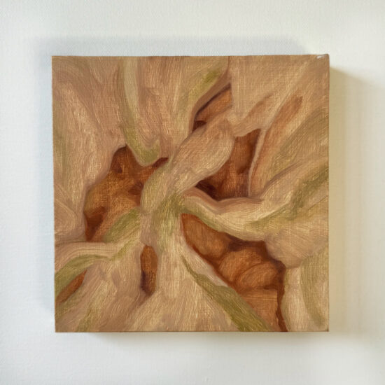 Tangled Seraphim, oil on panel, 6x6", 2024