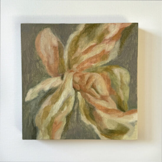 Seraph, oil on panel, 6x6", 2024