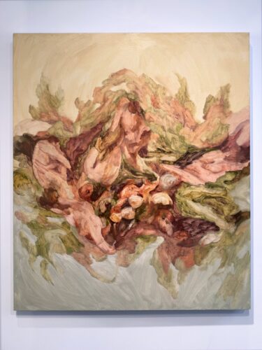 Assumption of the Virgin (After Titian), 2024, Oil on canvas, 42" x 36"